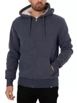 Image of Borg Lined Zip Hoodie