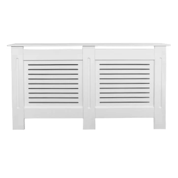 Image of Horizontal White Radiator Cover - Large