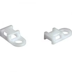 image of Cable mount Screw fixing 4x thread Ecru Panduit