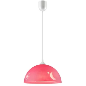 Image of Lamkur Lighting - Dome Pendants Pink, 1x E27