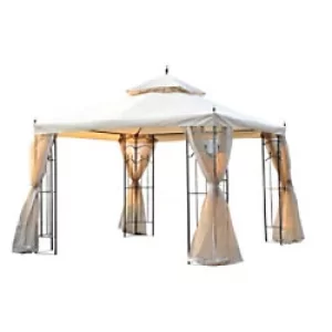 image of OutSunny Gazebo 84C-028 Beige 2750 x 3000 x 3000 mm