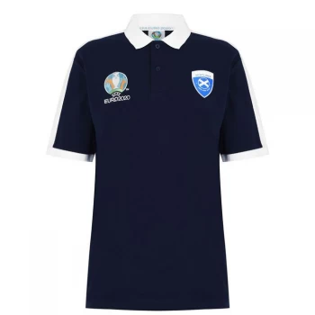 image of UEFA Euro 2020 Scotland Polo Mens - Navy