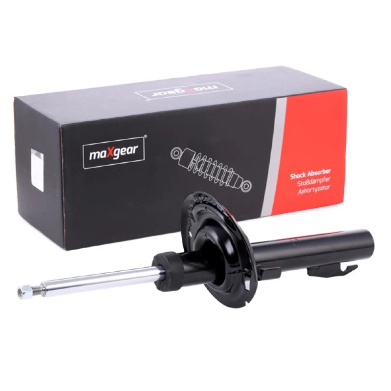 Image of MAXGEAR 11-0296 Shock absorber Oil Pressure, Twin-Tube, Suspension Strut, Top pin Shock Absorber (854)