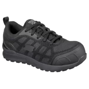 image of Skechers Womens/Ladies Bulklin Ayak Safety Shoes (8 UK) (Black)