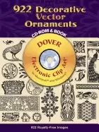 Image of 922 decorative vector ornaments cd rom and book carol belanger grafton