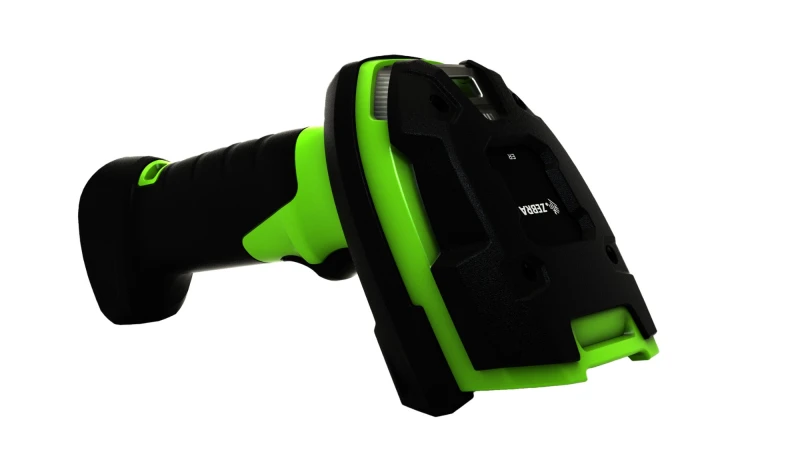 Image of Zebra LI3608-ER Handheld bar code reader 1D Black. Green