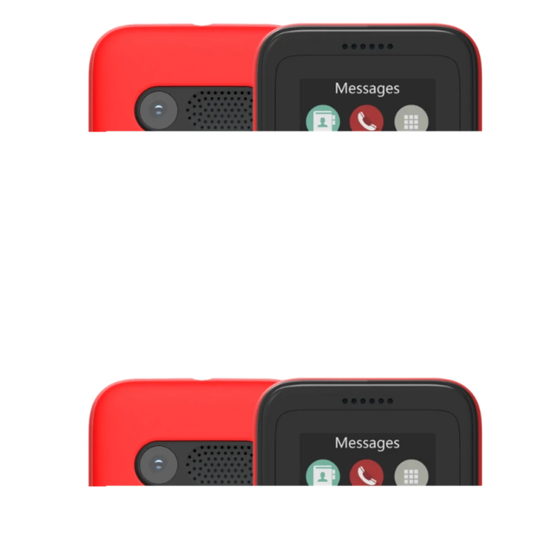Image of TTfone TTfone TT150 Red Dual SIM Mobile - USB Cable, Vodafone Pay As You Go