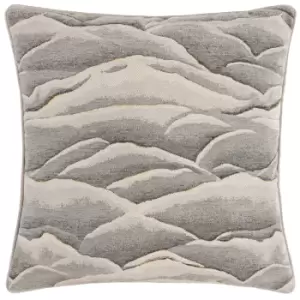 image of Stratus Cushion Grey / 45 x 45cm / Polyester Filled