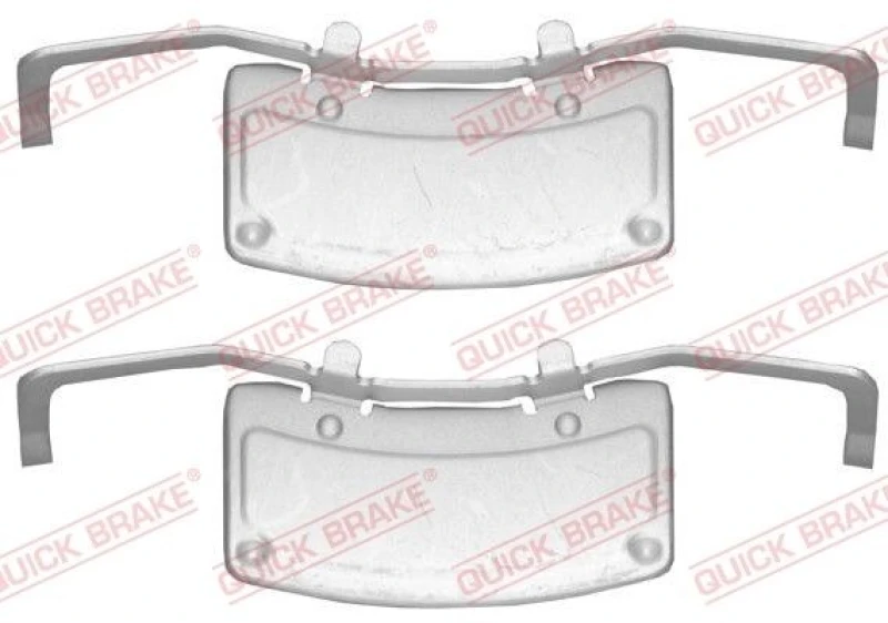 Image of QUICK BRAKE Brake pad fitting kit QUICK BRAKE 109-1706
