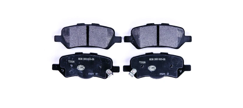 Image of HELLA Brake pad set HELLA 8DB 355 023-051