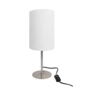 Image of Romi Table lamp Satin Nickel 1x E27