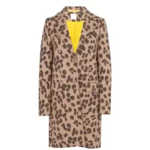 Image of Boss Ofall Leopard Coat - Multi