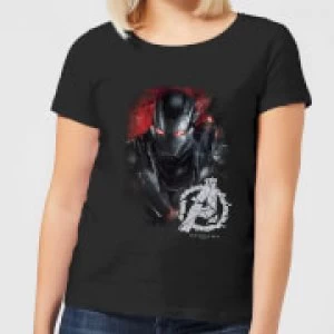 image of Avengers Endgame War Machine Brushed Womens T-Shirt - Black