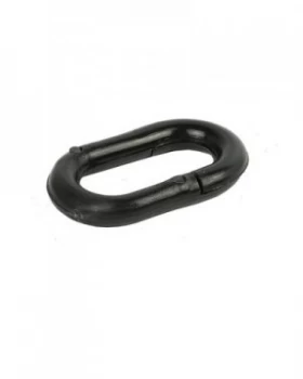 Image of Temp Barrier Black Conn. Chain Links
