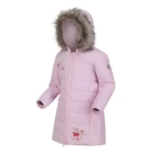 image of Regatta Girls Peppa Padded Jacket - Pink