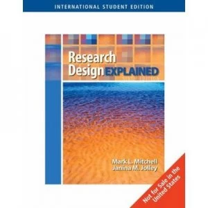 Image of Research Design Explained by Mark L Mitchell and Janina M Jolley Paperback