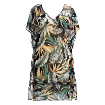 Image of Fantasie Bamboo Grove Kaftan - Black