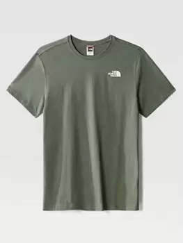 Image of The North Face Short Sleeve Redbox Celebration T-Shirt - Green, Size S, Men