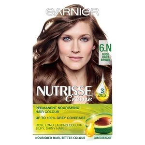 image of Garnier Nutrisse Nude Hair Dye 6.132 Light Brown