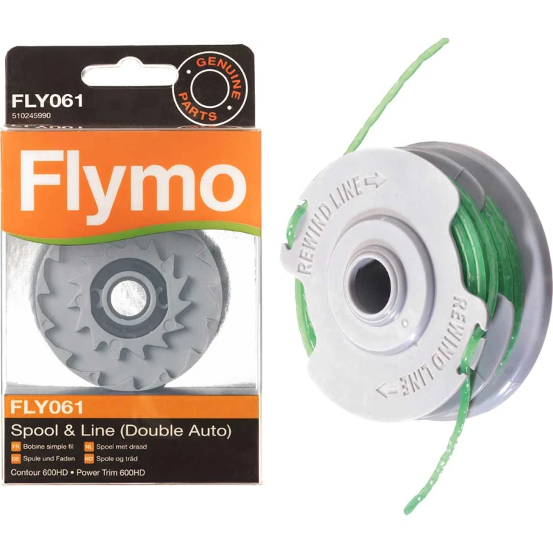 Image of Flymo FLY061 Genuine Spool and Line for Powertrim and Contour 600HD Grass Trimmers FLY061 Pack Qty: Pack of 1