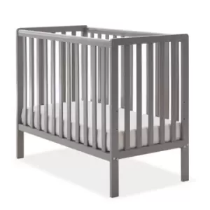 image of OBaby Bantam Space Saver Cot - Taupe Grey