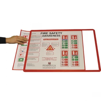 Image of Beaverswood Frames 4 Docs Self-Adhesive A5 Blue - Pack Of 10