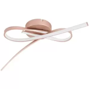 Image of Eglo - Palozza Integrated LED Semi Flush Light Rose Gold