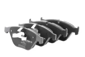 Image of RIDEX Brake pad set Front Axle 402B0253 Brake pads,Brake pad set, disc brake BMW,3 Touring (E91),3 Limousine (E90),3 Coupe (E92)