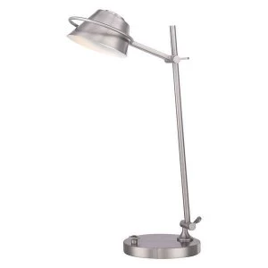 image of LED 7 Light Desk Lamp Brushed Nickel