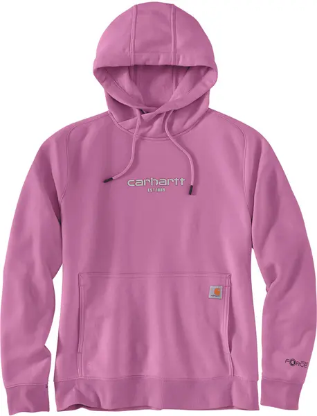 Image of Carhartt Force Graphic, hoodie women , color: Rose/Light Green , size: XL