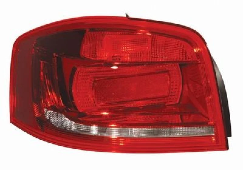 Image of VAN WEZEL 0334921 Rear light with bulb holder, Left Combination Rearlight (391)