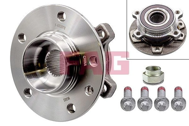 Image of Wheel bearing kit FAG 713 6920 40