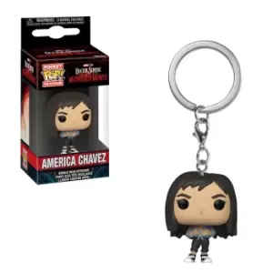 Image of Doctor Strange in the Multiverse of Madness Pocket POP! Vinyl Keychains 4cm America Chavez Display (12)