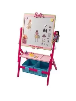 image of Barbie Wooden Rotating Floor Standing Easel