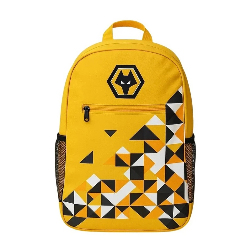 Image of Wolverhampton Wanderers FC Mens Particle Backpack in Yellow Yellow Male