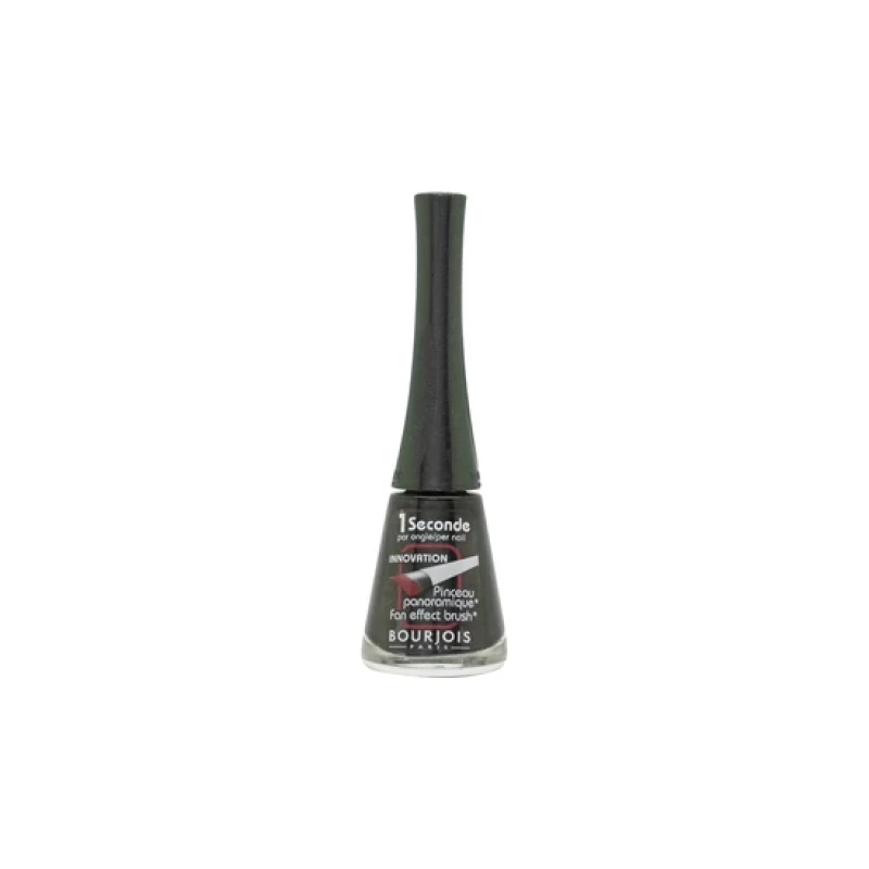 Image of Bourjois 1 Seconde Nail Polish Charcoal Shimmer
