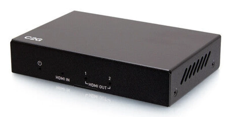 Image of C2G 2-Port HDMI Distribution Amplifier Splitter - 4K 60Hz - HDR - 7.1