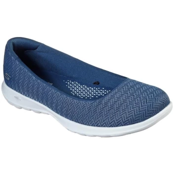 Image of Skechers Go Walk Lite Slip On Trainers Womens - Blue