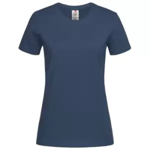 Image of Stedman Womens/Ladies Classic Organic T-Shirt (M) (Navy)