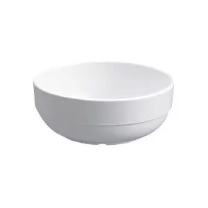 image of Glazed Bowl 5.5" 14cm Melamine White Pack of 6 GB-C106 UP00262