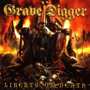 image of Grave Digger Liberty or death LP splattered