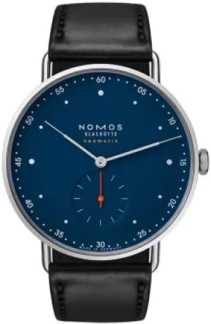 Nomos Glashutte Watch Metro Neomatik 39 Midnight Blue Sapphire Crystal