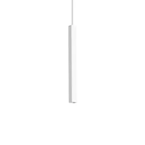 image of Ultrathin LED 1 Light Ultra Slim Ceiling Pendant White