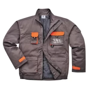 Image of Portwest Mens Texo Contrast Padded Jacket Grey 2XL