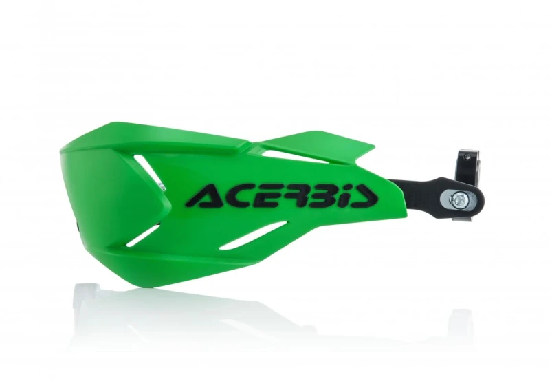 Image of 0022397.377 - Acerbis X-Factory Hand Guards - Green/ Black 0022397.377