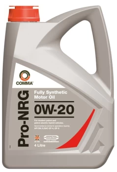 Image of PMO Pro-NRG 0W-20 - 4 Litre NRG4L COMMA