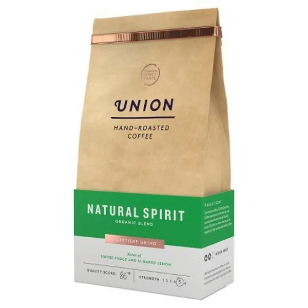 Image of Union Natural Spirit Organic Blend Hand Roasted Ground Coffee 200g