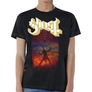 image of Ghost - EU Admat Mens Large T-Shirt - Black