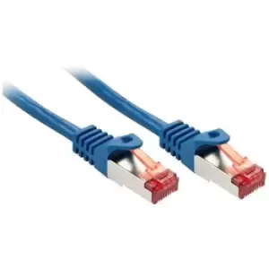 Image of LINDY 47357 RJ45 Network cable, patch cable CAT 6 S/FTP 7.50 m Blue