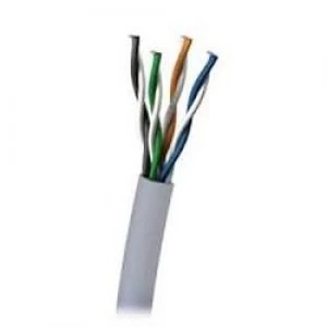 Image of C2G 305m Cat5E UTP 350 MHz Solid PVC CMR-Rated Cable - White